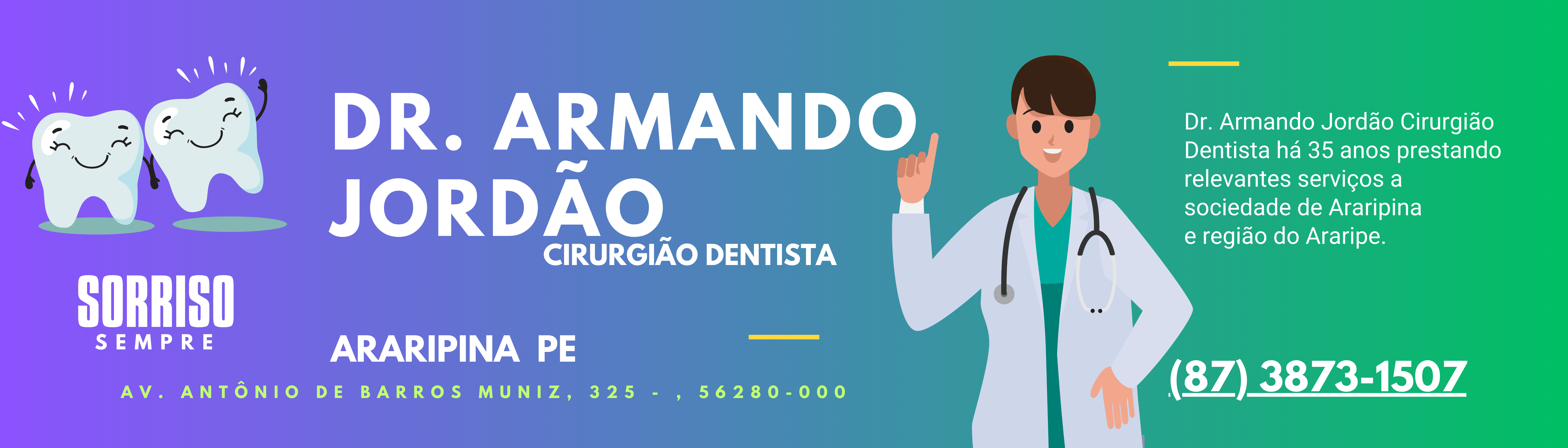 Dr. Armando Jordão Cirurgião Dentista